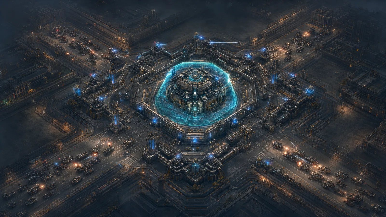 The inner security ring around the Firewall Core where four approaches converge.